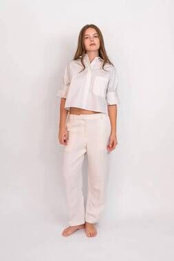 NEW TWP jett pant in bone